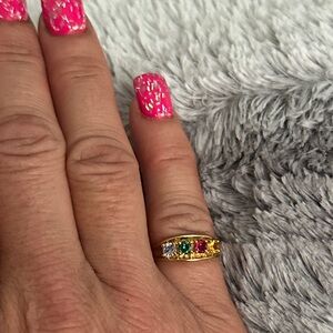 New Multi-Stone Ring size 7